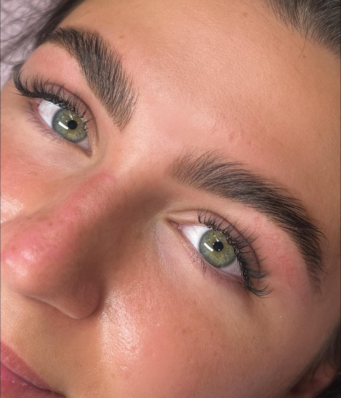 Lash, brow, and makeup work by Hair Mafia