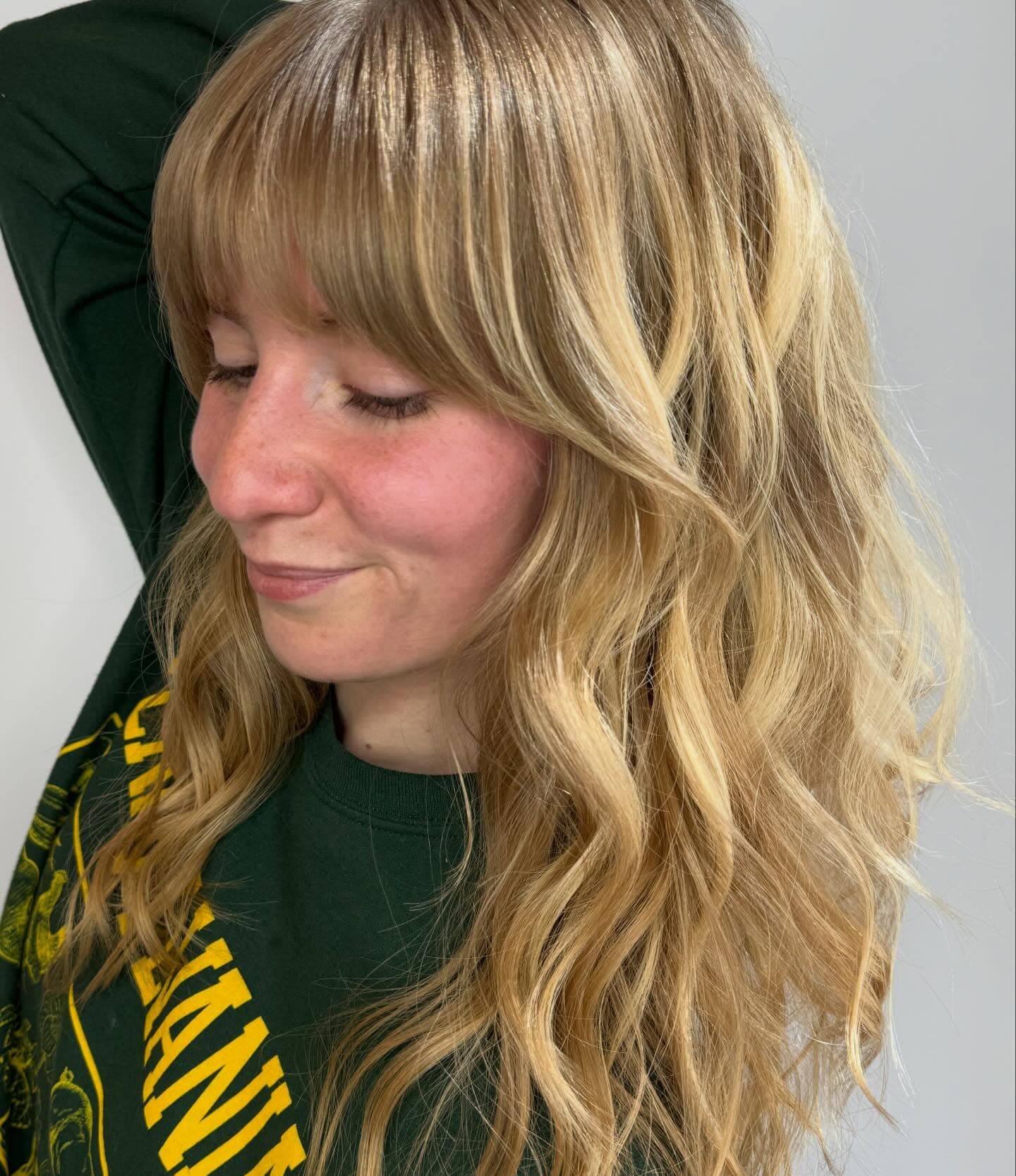 Soft blonde styling from the Hair Mafia portfolio