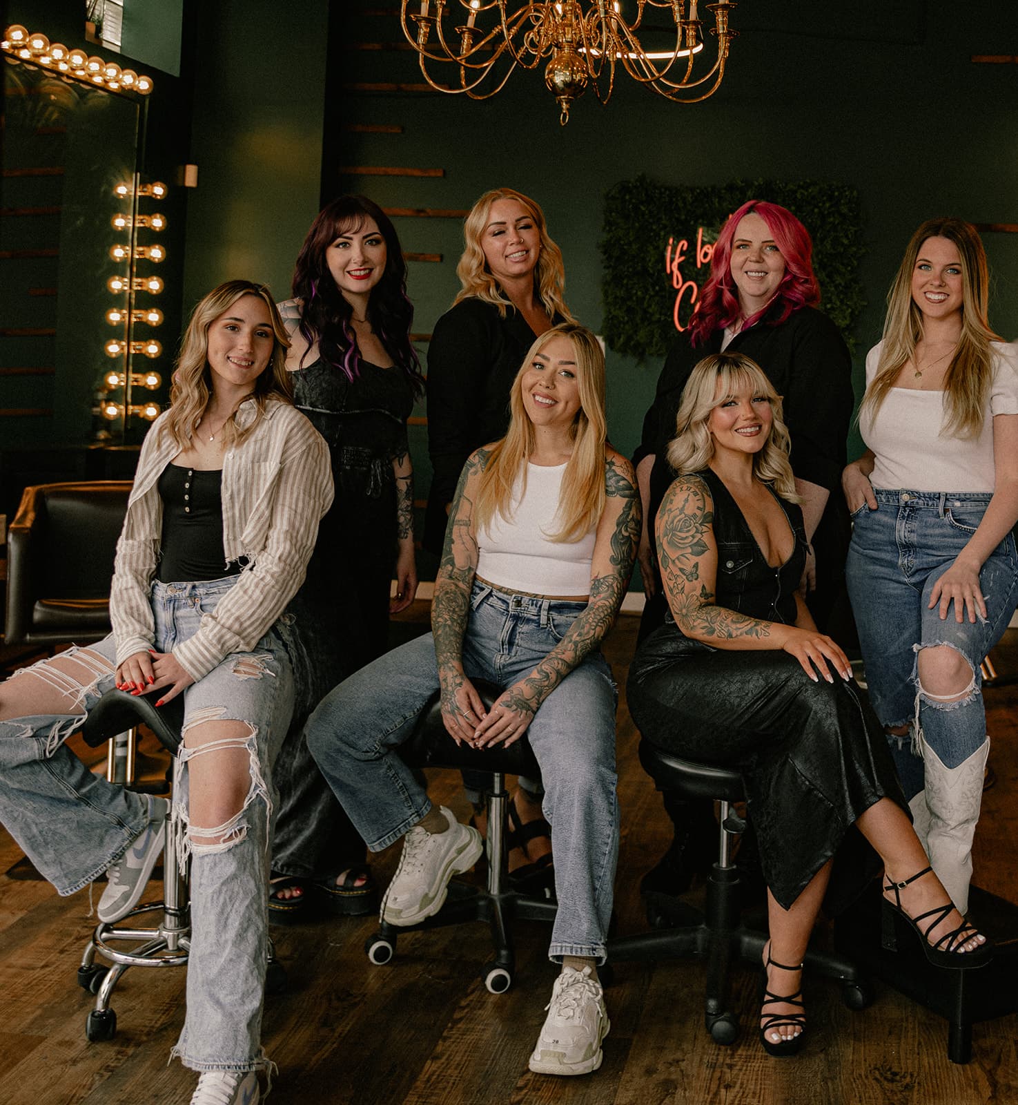 The Hair Mafia Salon team